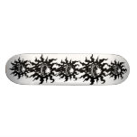 Tribal Skull Skateboard