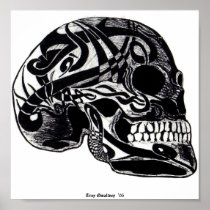 Tribal Skull (Tattoos) Posters