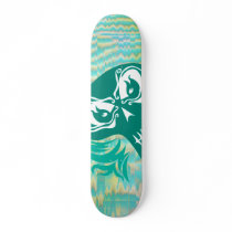 tribal skull wave skateboards by doonidesigns tribal skull wave skateboards