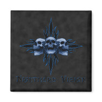 Tribal Skulls Magnet