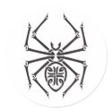 tribal spider design stickers by halloweenie tribal spider design stickers
