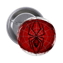 Tribal Spider Pinback Buttons