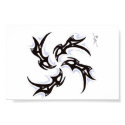 Tribal Spiral Tattoo Art posters