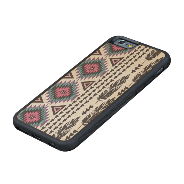 Tribal Spirit Maple Wood iPhone 6 Case Carved® Maple iPhone 6 Bumper-5