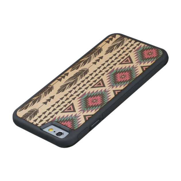 Tribal Spirit Maple Wood iPhone 6 Case Carved® Maple iPhone 6 Bumper-4