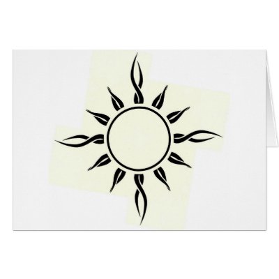 Tribal Sun card no3 by firehorse6646927