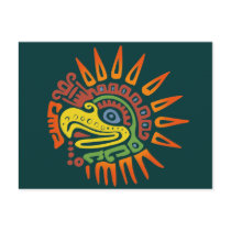 Tribal Sun Eagle Post Card