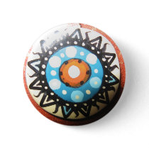Tribal Sun Handmade buttons by shuwTha_shop Tribal Sun Handmade buttons
