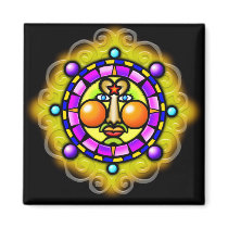 Tribal Sun Magnet