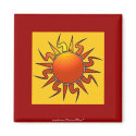 Tribal Sun magnets