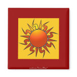 Tribal Sun magnets