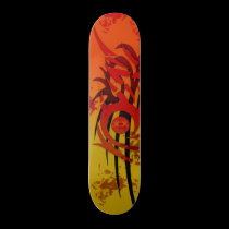 Tribal Sunset - Custom Skateboard