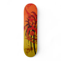 Tribal Sunset - Custom Skateboard by trajick Tribal Sunset - Custom Skateboard