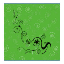 tribal swirl posters
