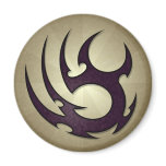 Tribal Talons Round Magnet