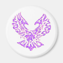 Tribal Tattoo Bird Magnets