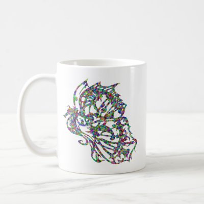 Tribal Butterfly Tattoos on Tribal Tattoo Butterfly Seahorse Mug By Whitetiger Llc