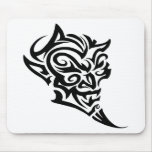 Tribal Tattoo Devil Face Satan mousepads