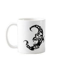 Tribal Tattoo Evil Moon Coffee Mug