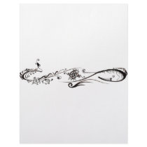 Tribal Tattoo Personalized Letterhead