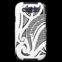 Tribal tattoo mauri moko design casemate cases