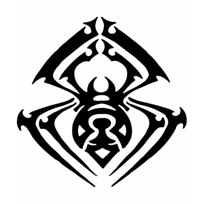 Tribal Tattoo Spider Tshirt by WhiteTiger_LLC. Tribal Tattoo Spider