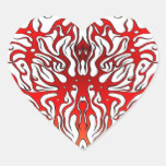Tribal Tattoo Valentine Heart Heart Stickers