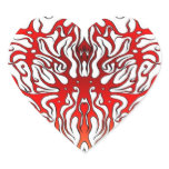 Tribal Tattoo Valentine Heart Heart Stickers
