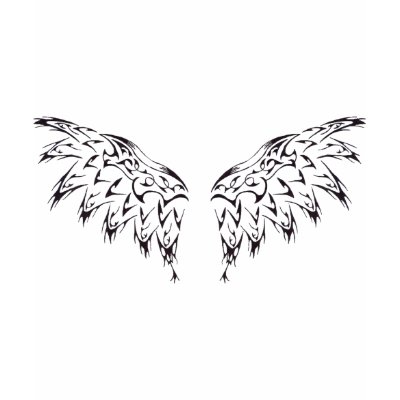 Tribal Tattoo Wings. Tribal Tattoo Wings Tshirts by