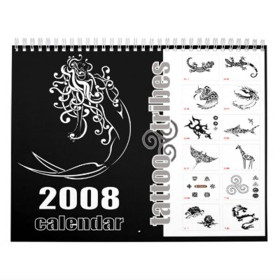 Tribal tattoos 2008 calendar