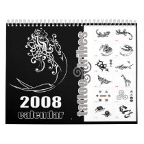 Tribal tattoos 2008 calendar - noir by TattooTribes Tribal tattoos 2008 calendar - noir