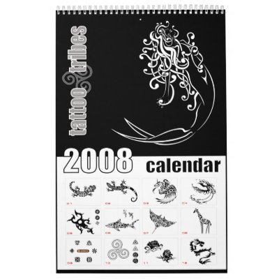 Tribal tattoos 2008 calendar Single 