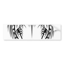 tribal_tattoos_of_angel_wings bumper stickers