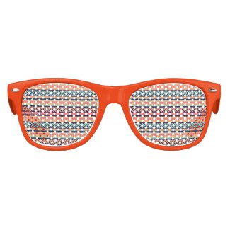 Tribal Texture Stripes Party Sunglasses