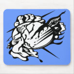Tribal Thunder Cloud Tattoo Mousepads
