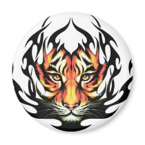 tribal Tiger Tattoo magnets