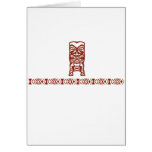 Tribal Tiki Vertical Card