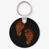 Tribal Toes keychains