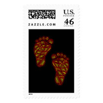 Tribal Toes postage
