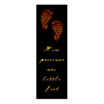 Tribal Toes - Precious Feet Bookmark business cards