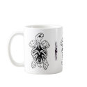 tribal tortoise sketch mugs