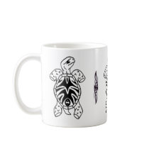 tribal tortoise sketch mugs