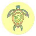 TRIBAL TURTLE DESIGN stickers
