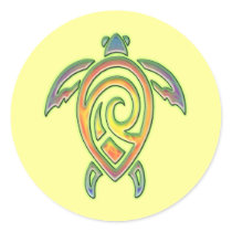 TRIBAL TURTLE DESIGN stickers