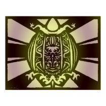 Tribal Turtle posters by ChelseaKerwath Tribal Turtle posters