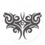 tribal-vector-clipart-5 round sticker