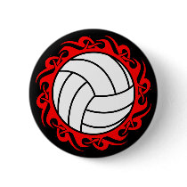 tribal volleyball pin