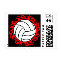tribal volleyball postage stamps