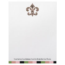 Tribal Voodoo Fleur de lis letterhead by Fleurishes Tribal Voodoo Fleur de lis letterhead
