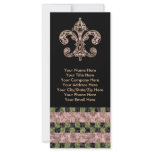 Tribal Voodoo Fleur de lis Rack Card Template